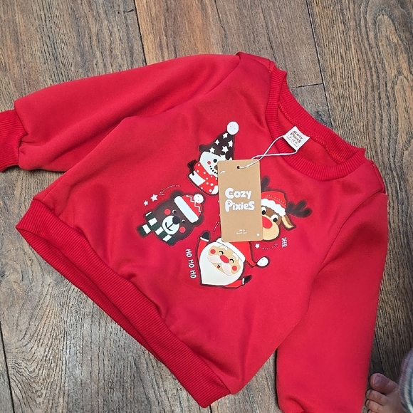 Cozy Pixies-Holiday SWEATSHIRT - Picture 1 of 3